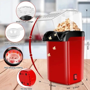 Mini Electric Popcorn Maker for Home Kitchens