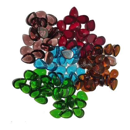 Transparent Glass Beads for Tin Solder Lampshade - Tiffany Stained Glass Beads