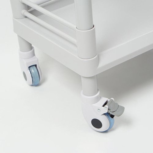 Stainless Steel Medical Hand Push Trolley Emergency Utility Mobile Dressing Cart for Hospitals