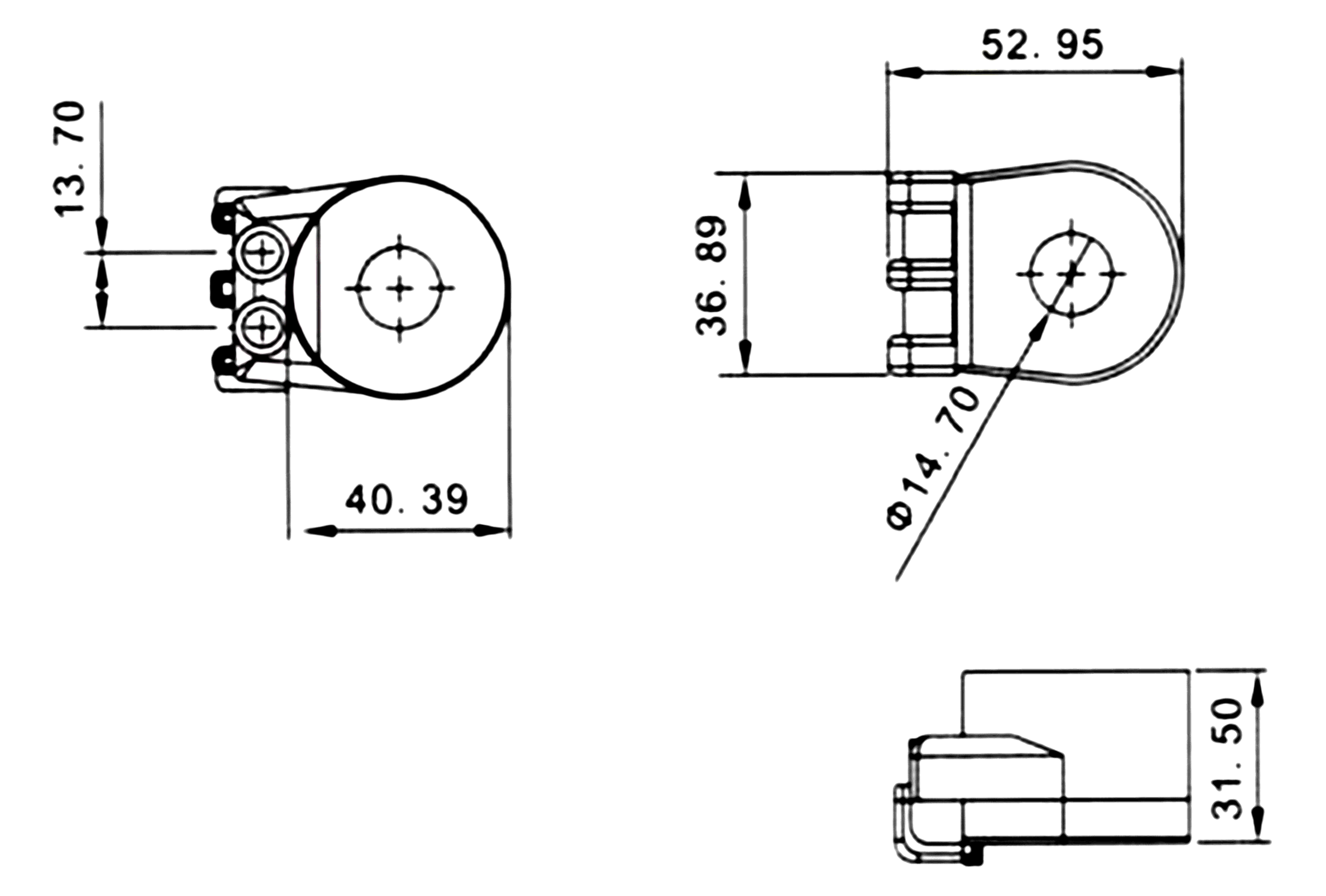 Dimension of BB14831819 Solenoid Coil: