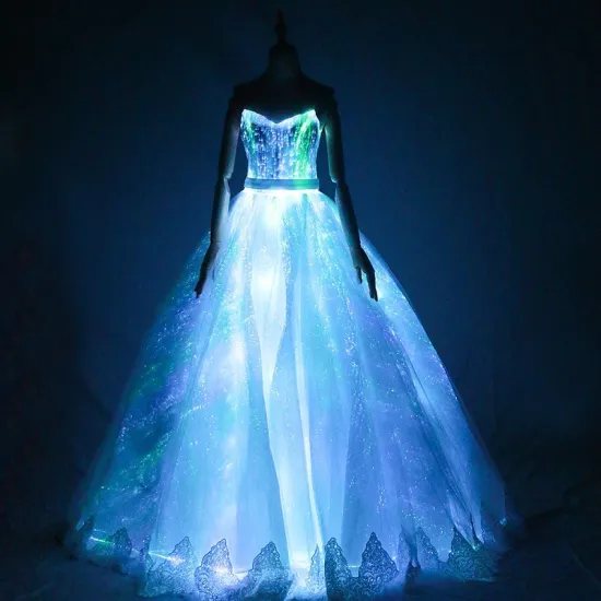 Fashionable DIY Fiber Optic Skirt - Luminous Skirt for Women