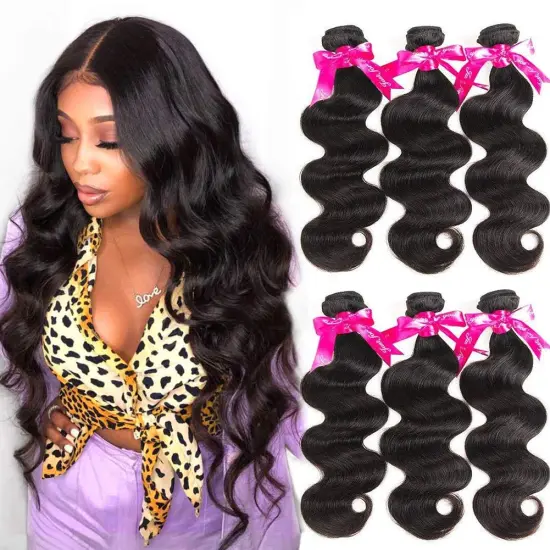 Top selling No any split ends bundles human hair body wave factory price  Virgin hair bundles body 8-30'' Virgin hair bundles