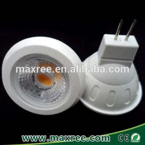 High lumens aluminium plastic warm white 5W COB led spotlight dimmable GU10 MR16 COB led spotlight
