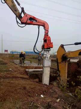 Hydraulic Cement Pile Driver for Exavator 30-50t