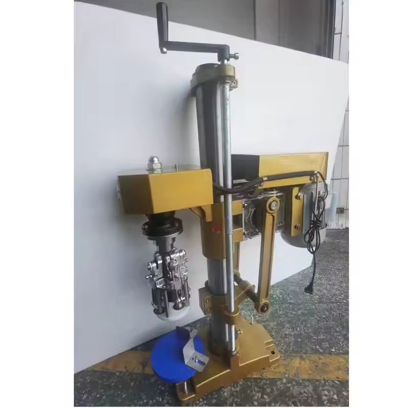 Small Manual Semi-automatic Plastic Glass Bottle Screw Capping Machine ...