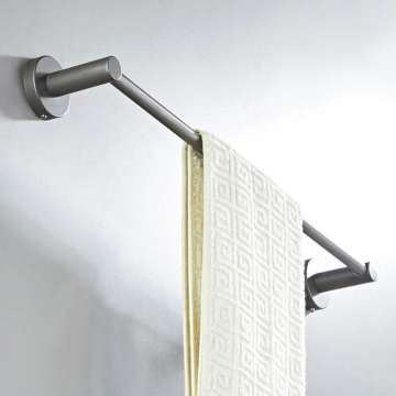 Round base bathroom hardware pendant single towel rack