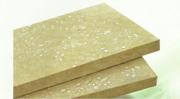 Water Repellent Rockwool Insulation Board For External Wall , Vessel