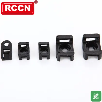 RCCN Black Nylon Cable Clamp HC-102B/3M Saddle Tie Mounts