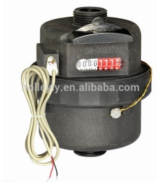 Multi jet plastic body water meter with pulse