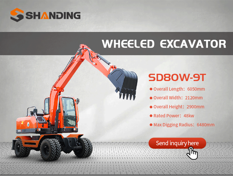 7 ton wheel excavator 15 ton 8 ton wheel excavator for sale