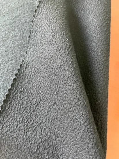 jacquard knit fabric polyester rayon spandex fabric for coat