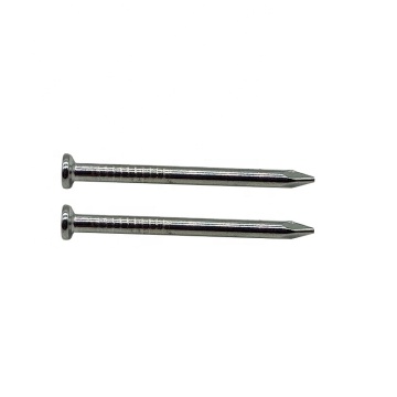 3.0mm x 15mm P-Shape Cable Clip with Black Bullet Head, Magnetically Galvanized Steel Concrete Nail
