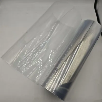 Clear BOPS sheet with silicone oil for dessert packaging