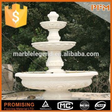 2014 Exterior design of square wedding cakes with fountains