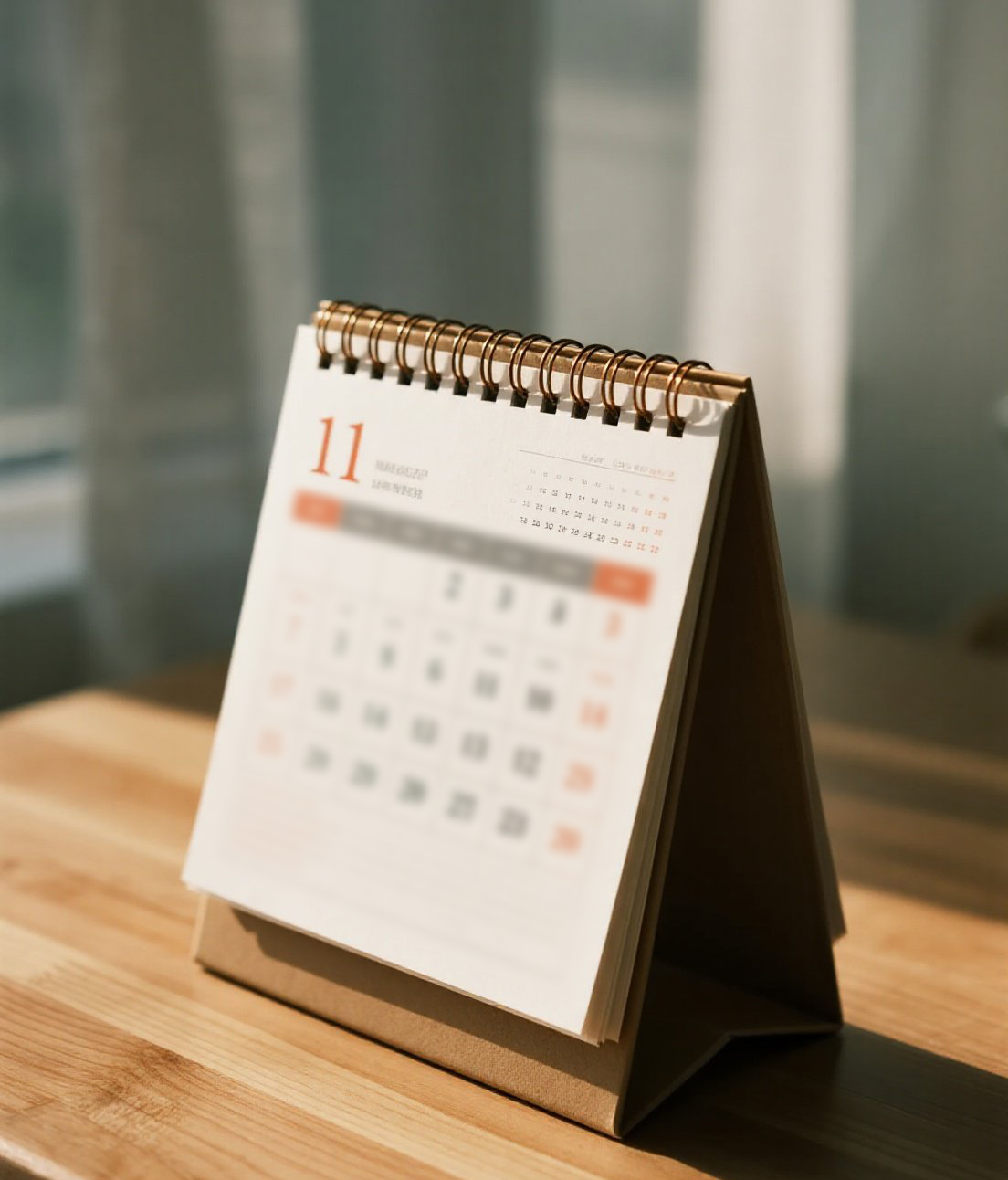 Customized printable monthly calendar