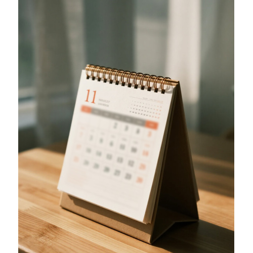 Customized printable monthly calendar