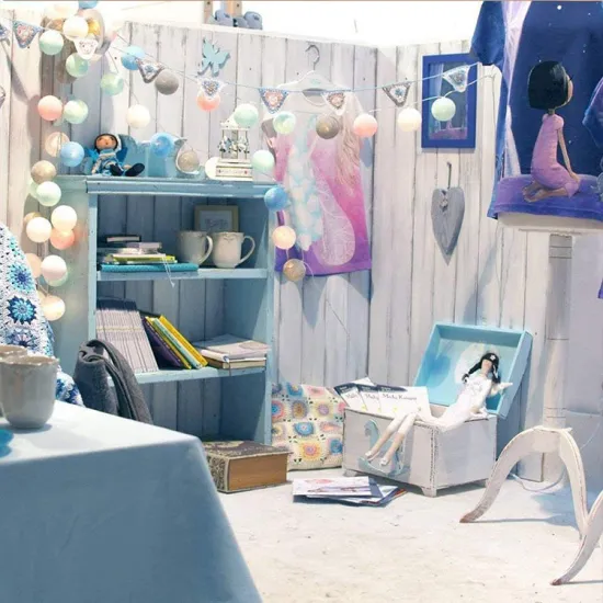 Battery Operated Led Cotton Ball Fairy Lights