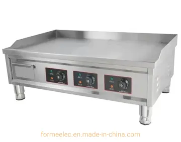 Western Kitchen Equipment 3 Control Electric Griddle Heavy Duty Electric Griddle
