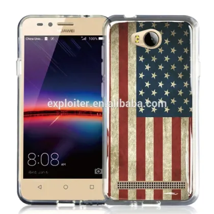 Ultra slim soft plastic epoxy cell phone cover for huawei y3ii