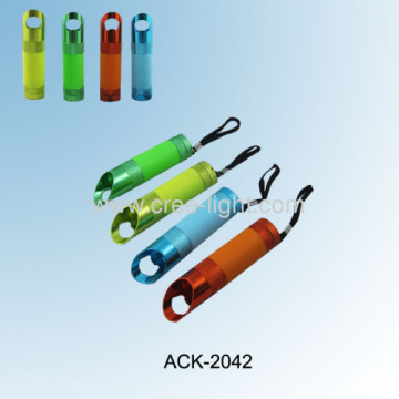9led Aluminum Flashlight With Beer Opener Ack-2042 