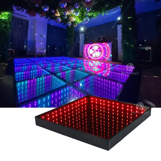 LED 3D Mirror Dance Floor for Wedding & Nightclub DJ Parties