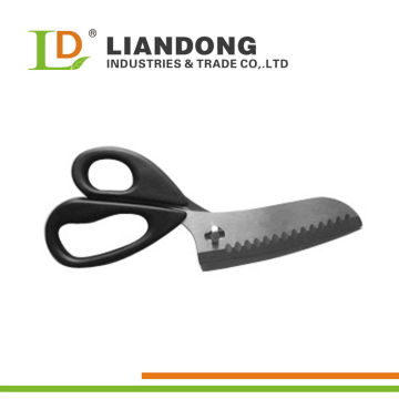 2 in 1 kitchen scissors with knife