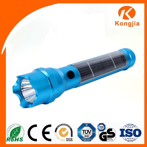 Chinese Led Flashlight Solar Energy Electric Charge Torch Light