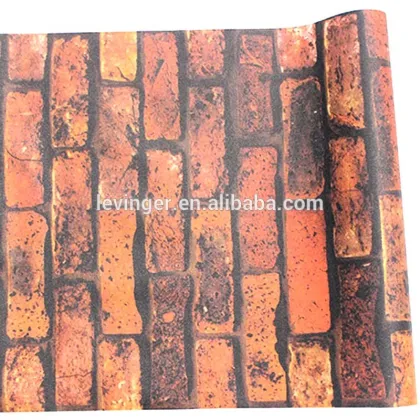 Levinger 3D Light Grey Brick Wallpaper Best Selling Home Decoration Wallpaper