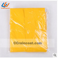 High quality firm polyester pvc raincoat for men European hot