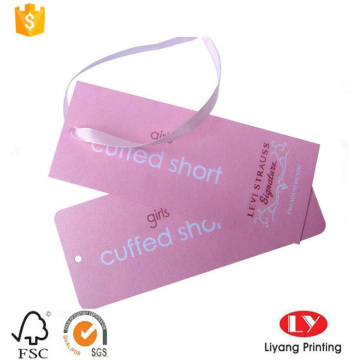 Custom Garment Paper Hang Tag Printing