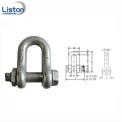 Hardware Tools Galvanized Alloy Steel Anchor Shackle