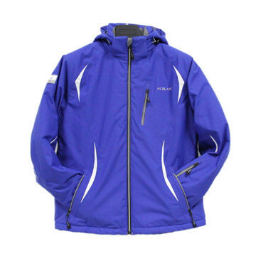 Ski Jackets, Made of Nylon Talson with PU Milky Coating, Comfortable