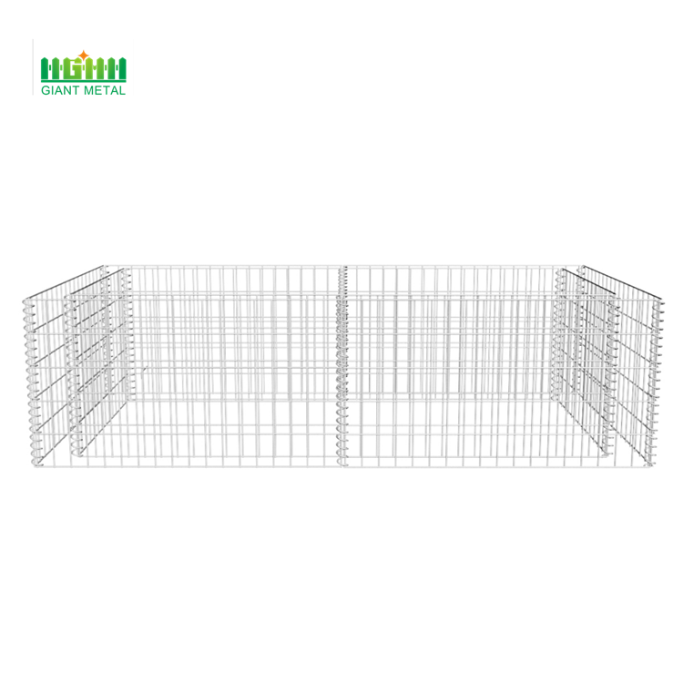 Galvanized welded gabion box wall