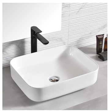 Essential Porcelain Glossy Countertop Washbasin