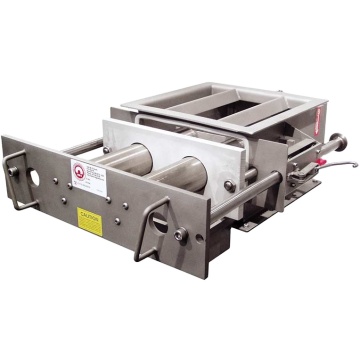Salto separatore magnetico del cassetto autopulente: separazione in modo efficiente dell'amido di mais, polvere di cacao, segatura, tabacco e fibra di vetro