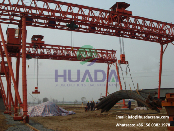 75ton heavy load electric gantry crane