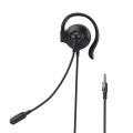 Großhandel Mono Telefon Earhook 3,5 mm USB -Drahtregelregel Headset