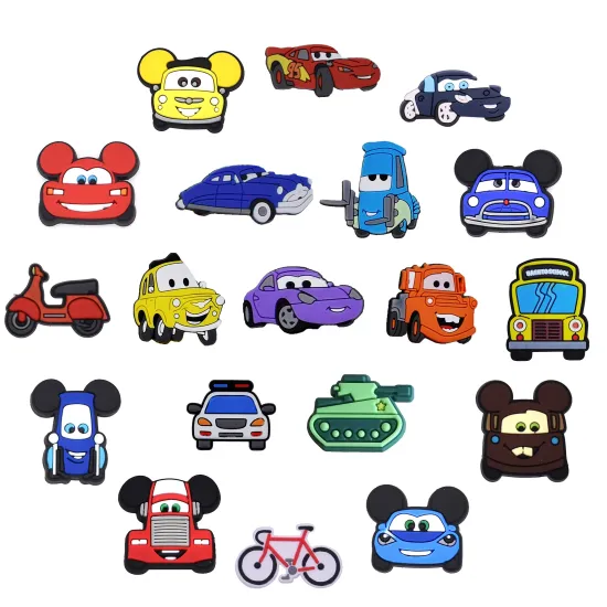 Hot Selling Soft Rubber Charms for Shoes - Vehicle Styled Clog Accessories