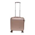 18-inch cabinegrootte met 4 wielen rose goud laptopbagage