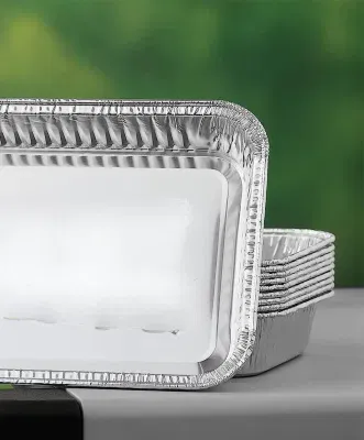 10 Set BBQ Accessories Grill Kitchen Equipment Barbecue Aluminum Drip Pans