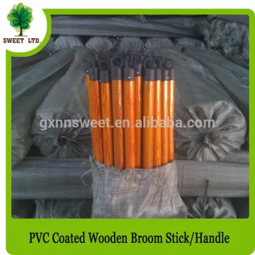 Natural eucalyptus brush wood handle with PVC coated wooden shovel handle