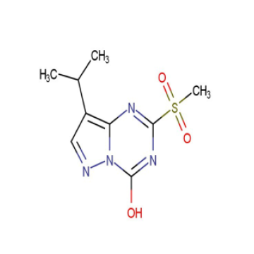 8-изопропил-2-(метилсульфонил)pyrazolo[1,5-а][1,3,5]triazin-4-ol но 1453187-12-6