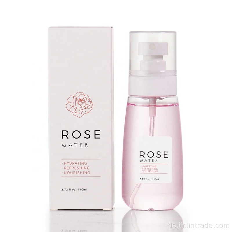 Rose Face Skin Toner Feuchtigkeitsspannen Gesichtssprühnebel