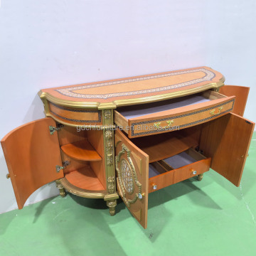 Luxury Vintage Royal Handmade Wood Cabinet