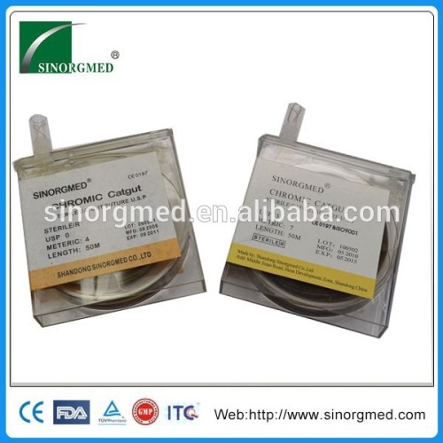 cassette sterile surgical chromic catgut suture