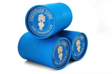 High quality paper bulb tube usb packaging box