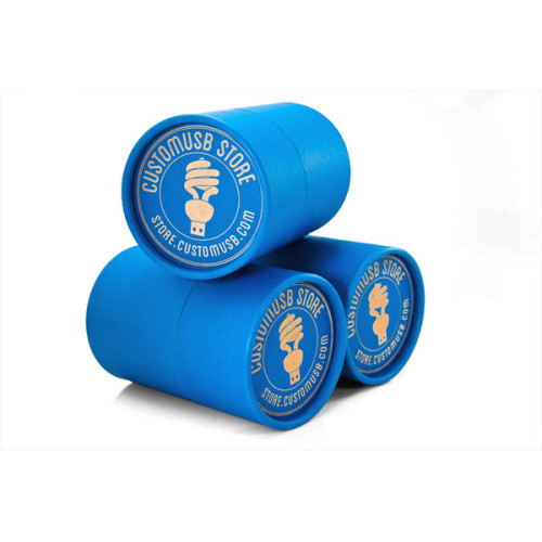 High quality paper bulb tube usb packaging box