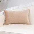 Velvet Cushion Cover Striped Velvet Throw Pillow Living Room Home Cushion Case Factory