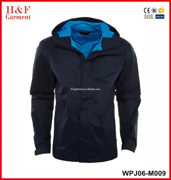 High quality 100% Polyester Lightweight Waterproof Breathable Jacket with a hooded