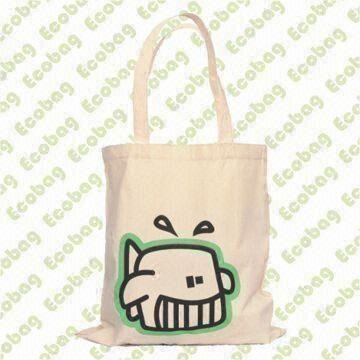 Organic Cotton/Bamboo Bag, Various Logos and Materials are Available